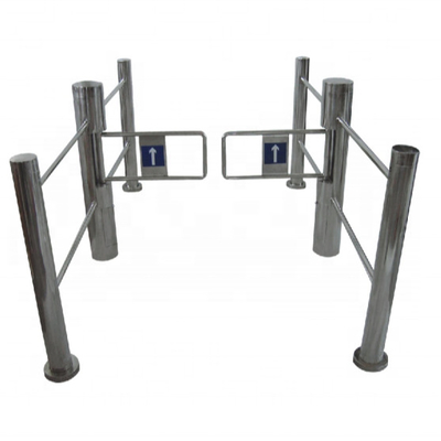 Access Control 304 Stainless Steel Entrance Door Supermarket Security Control Swing Barrier Gate 168*168*1000mm